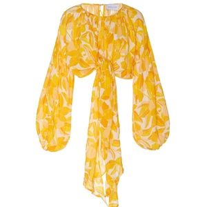 Significant Other isla tie front top NWT